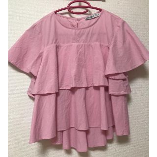 ザラ(ZARA)のzara トップス(カットソー(半袖/袖なし))