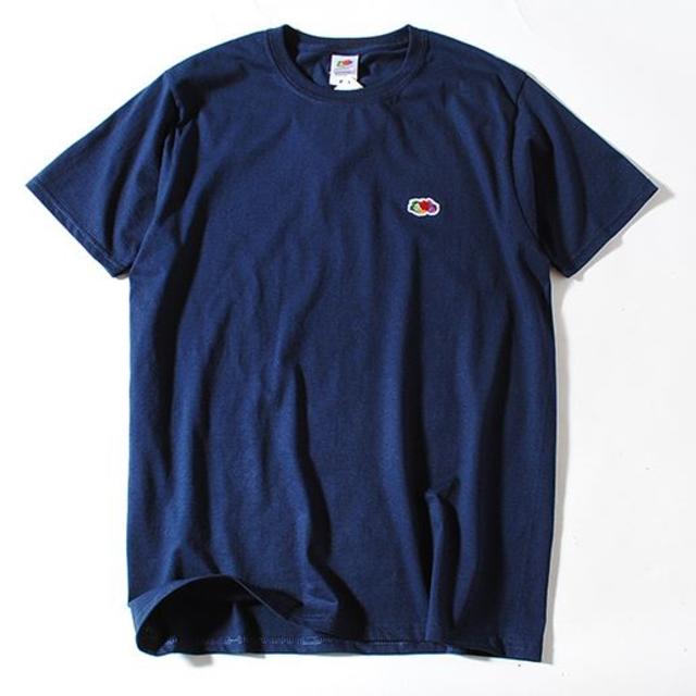 Ron Herman(ロンハーマン)のFruit Of The Loom ロゴTシャツ 紺L メンズのトップス(Tシャツ/カットソー(半袖/袖なし))の商品写真