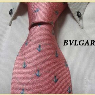 ブルガリ(BVLGARI)のほぼ新品★ブルガリ★BVLGARI★高級シルクネクタイ★さわやかカラー★(ネクタイ)