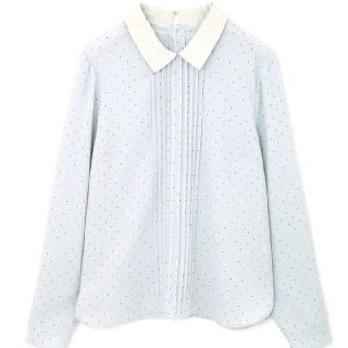 ジルスチュアート(JILLSTUART)の
春夏ジルスチュアート●パティ襟付きピンドットブラウス♪後ろボタン(シャツ/ブラウス(長袖/七分))