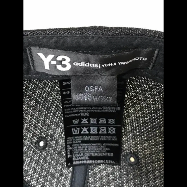 Y-3 TRUCKER CAP メッシュキャップ ブラック