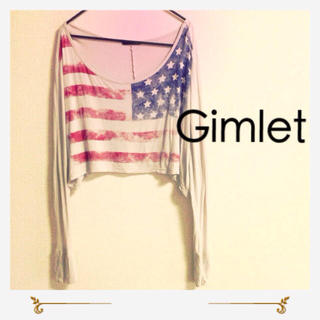 ギムレット(Gimlet)のショート トップス☆(カットソー(長袖/七分))
