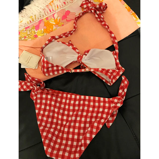 LagunaMoon(ラグナムーン)のLaguna Moon Red Check Bikini レディースの水着/浴衣(水着)の商品写真