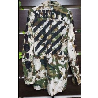 オフホワイト(OFF-WHITE)の『国内正規品イーストランドタグ』希少 Off-White  カモフラ シャツ(シャツ)