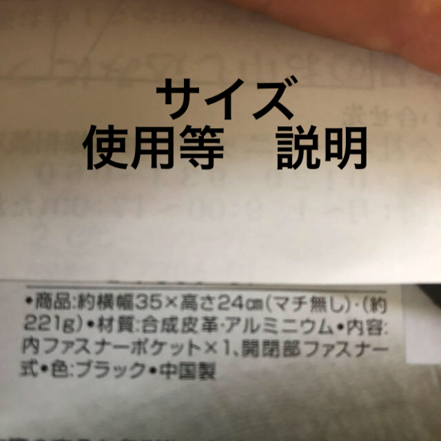 GLOBAL WORK(グローバルワーク)の◼️グローバルワーク   新品未使用   クラッチ／バックインバック レディースのバッグ(クラッチバッグ)の商品写真