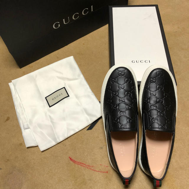 Gucci - GUCCI スリッポン 美品の通販 by りん's shop|グッチならラクマ