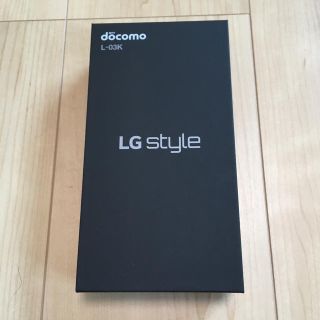 エヌティティドコモ(NTTdocomo)の一括購入 SIMフリー ドコモ docomo LG L03K 本体 黒(K)(スマートフォン本体)