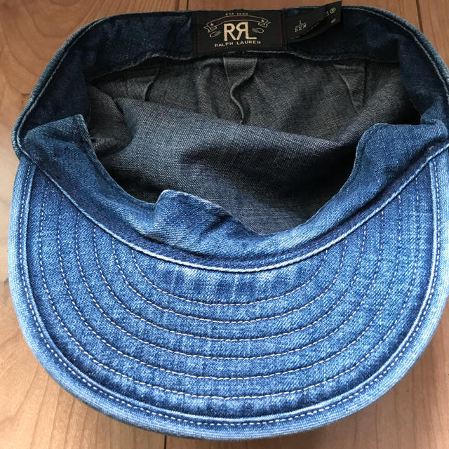 RRL(ダブルアールエル)のダブルアールエル RRL ラルフローレン デニムワークキャップ L メンズの帽子(キャップ)の商品写真