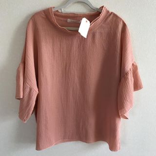 ショコラフィネローブ(chocol raffine robe)の半袖フリルトップス(カットソー(半袖/袖なし))