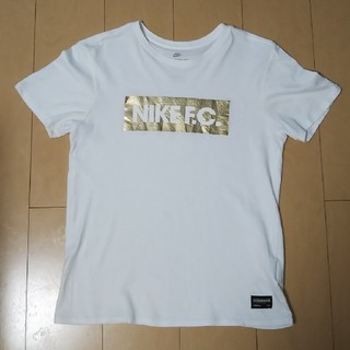 ナイキ(NIKE)の中古 ナイキ FC フォイル Tシャツ 白 Sサイズ(Tシャツ/カットソー(半袖/袖なし))