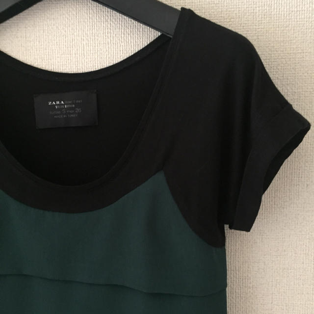 ZARA(ザラ)の☆ SALE☆ZARA♡デザインカットソー レディースのトップス(カットソー(半袖/袖なし))の商品写真