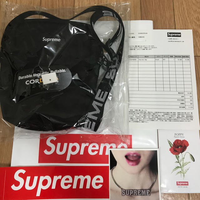 18ss supreme Shoulder Bag black 新品未使用