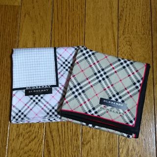 バーバリー(BURBERRY)のバーバリーハンカチ 2枚セット(ハンカチ)