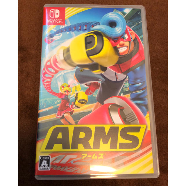 Nintendo Switch(ニンテンドースイッチ)のARMS アームズ 任天堂 スイッチ エンタメ/ホビーのゲームソフト/ゲーム機本体(家庭用ゲームソフト)の商品写真