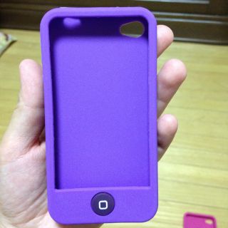 iPhoneカバー(紫)(その他)