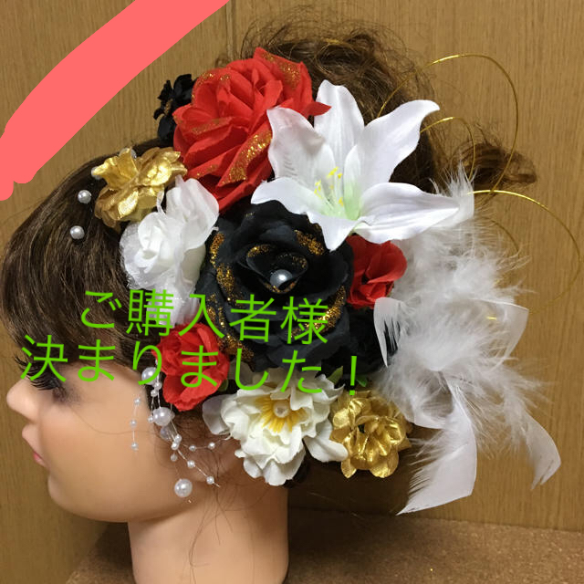 在庫あり/即出荷可】 No.33 豪華！人気色 フラワーピン ヘアピン ...