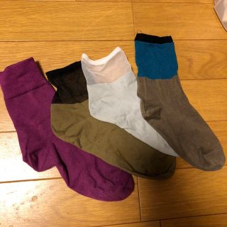 クツシタヤ(靴下屋)のカラーソックス シースルーソックス 靴下屋(ソックス)