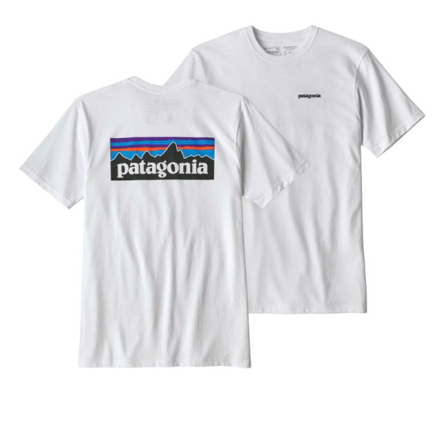 パタゴニア Tシャツ レスポンシビリティー 白 XL ホワイト ロゴ P6