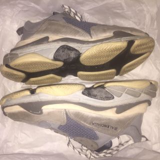 バレンシアガ(Balenciaga)の早い者勝ち balenciaga triples 43 グレー(加工あり) (スニーカー)