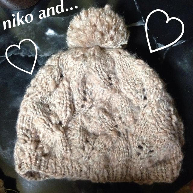 niko and...(ニコアンド)のniko and...♡ニットベレー帽 レディースの帽子(ハンチング/ベレー帽)の商品写真