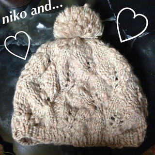 ニコアンド(niko and...)のniko and...♡ニットベレー帽(ハンチング/ベレー帽)