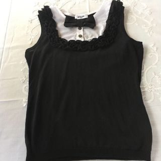 フォクシー(FOXEY)のsara様専用 モスキーノ リボントップス MOSCHINO(Tシャツ(半袖/袖なし))