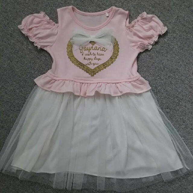 ワンピース☆サイズ110 キッズ/ベビー/マタニティのキッズ服女の子用(90cm~)(ワンピース)の商品写真