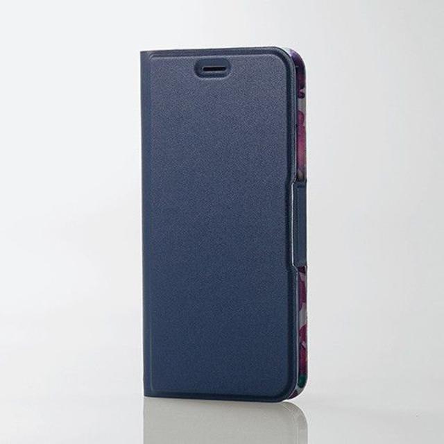 ELECOM(エレコム)のiPhoneX ケース Ultra Slim Flowers 手帳型レザーカバー スマホ/家電/カメラのスマホアクセサリー(iPhoneケース)の商品写真