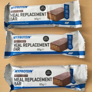 マイプロテイン(MYPROTEIN)のマイプロテイン ミール リプレイスメント バー  モカ 65g✖︎3個(ダイエット食品)