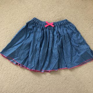 プチバトー(PETIT BATEAU)の未使用 8ansプチバトー 水玉 スカート(スカート)