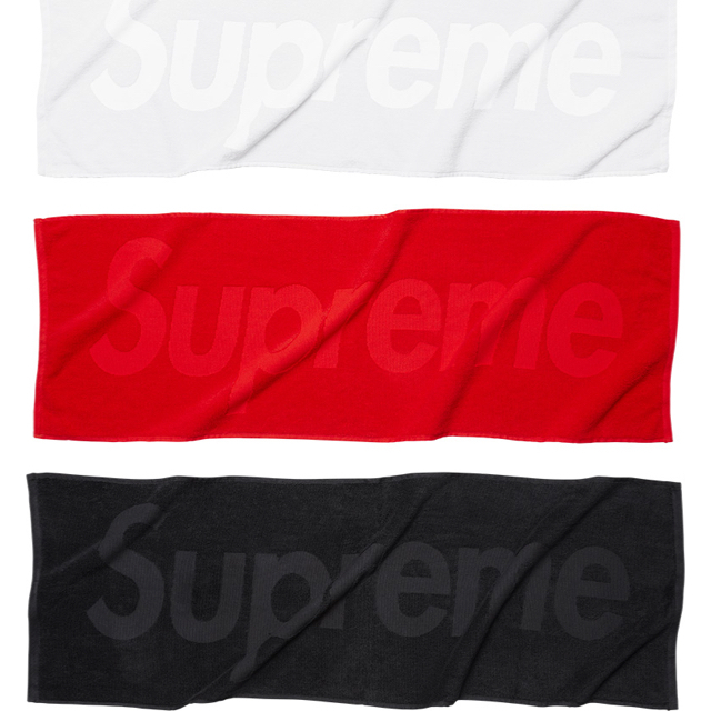 Supreme(シュプリーム)のSupreme Terry Logo Hand Towel Black メンズのメンズ その他(その他)の商品写真