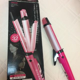 テスコム(TESCOM)の【送料込み！】TESCOM カール&ストレートアイロン 32mm(ヘアアイロン)