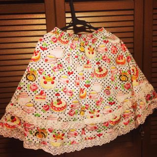 ボディライン(BODYLINE)のカチューシャ付きティータイムスカート(ひざ丈スカート)