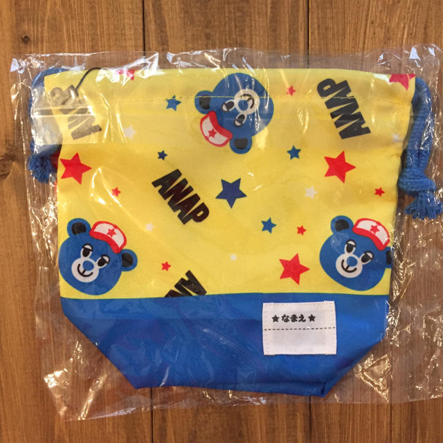 ANAP Kids(アナップキッズ)のANAP kids 巾着 【新品】★２枚組★ キッズ/ベビー/マタニティのこども用バッグ(ランチボックス巾着)の商品写真