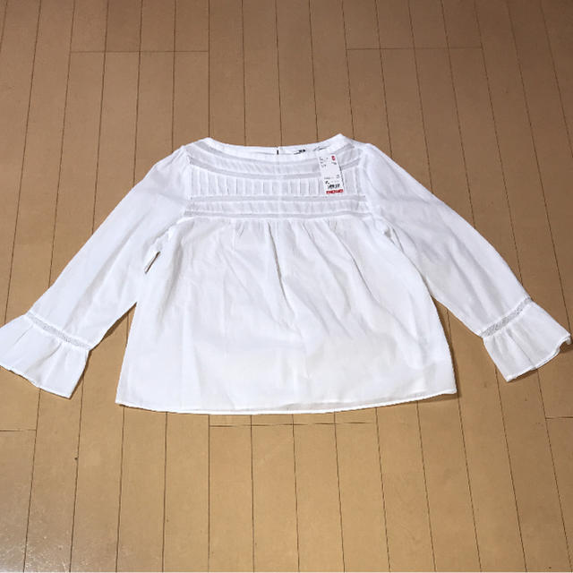 UNIQLO(ユニクロ)のユニクロ レースTブラウス  XL レディースのトップス(シャツ/ブラウス(長袖/七分))の商品写真