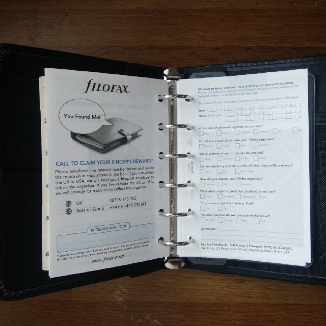 Filofax(ファイロファックス)のファイロファックス　システム手帳　メトロポール　ミニ6穴　ブラック メンズのファッション小物(手帳)の商品写真