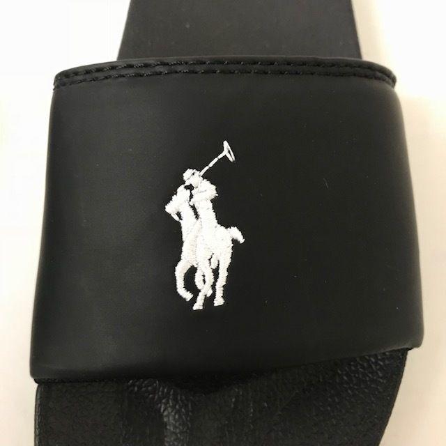 POLO RALPH LAUREN(ポロラルフローレン)の人気！ラルフローレン シャワーサンダル【24.3cm】黒 新品 180429 レディースの靴/シューズ(サンダル)の商品写真