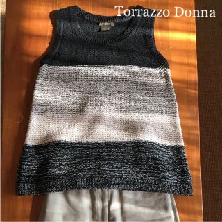 トラッゾドンナ(TORRAZZO DONNA)の美品✨ノースリーブ(タンクトップ)