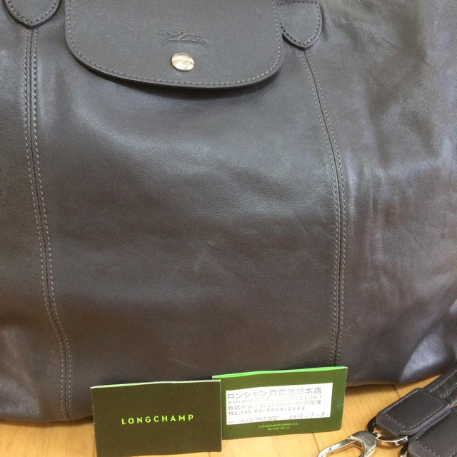 LONGCHAMP(ロンシャン)のロンシャン キュイール トラベルバッグ レディースのバッグ(ボストンバッグ)の商品写真