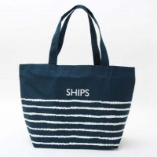 シップス(SHIPS)の with SHIPS ボーダートートバッグ 付録(トートバッグ)