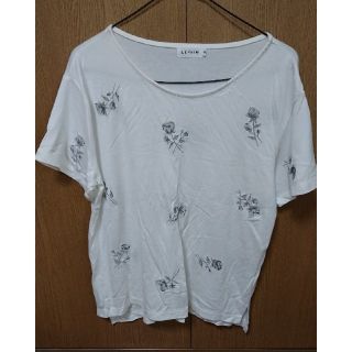 レプシィム(LEPSIM)のレプシィム＊ローリーズファーム＊白Tシャツ花柄(Tシャツ(半袖/袖なし))