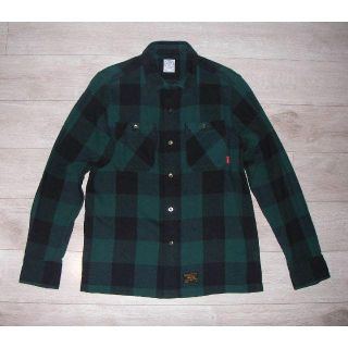 ダブルタップス(W)taps)のWTAPS 14AW UNION LS 2 M GRREN 緑 ネルシャツ(シャツ)