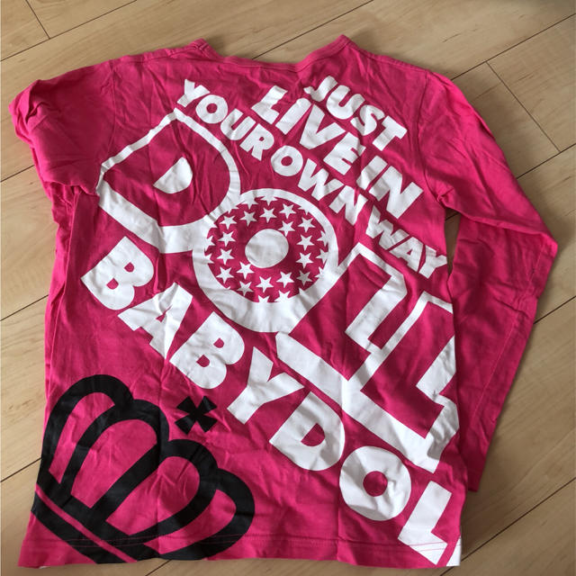 BABYDOLL(ベビードール)のロンＴ ピンク BABYDOLL レディースのトップス(Tシャツ(長袖/七分))の商品写真