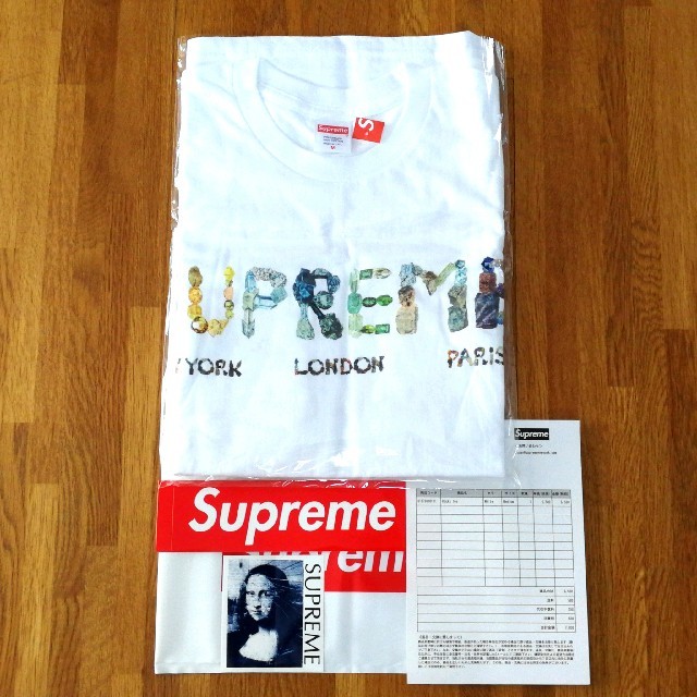 送込 白M Supreme Rocks Tee