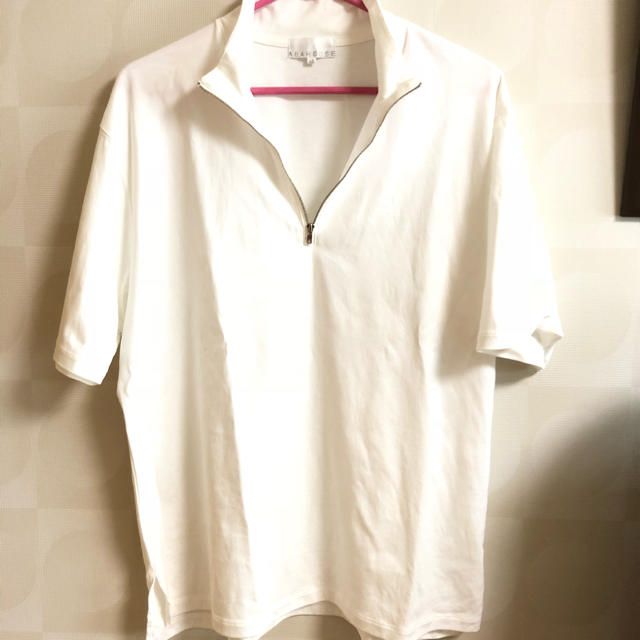 ABAHOUSE(アバハウス)のABAHOUSE ハーフジップシャツ メンズのトップス(Tシャツ/カットソー(半袖/袖なし))の商品写真