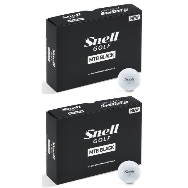 【送料無料】SNELL MTB BLACK スネルボール 新品 2ダース 正規品