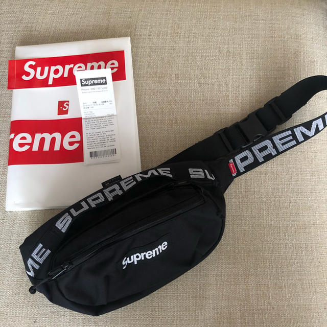 【美品】supreme 18ss waist bagウエストポーチ