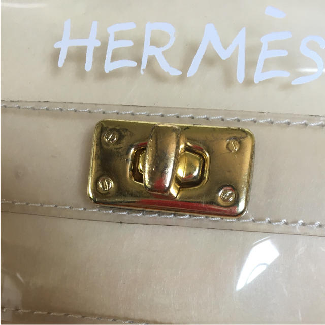 Hermes(エルメス)の未使用！レア！エルメスのビニールケリーバッグ スケルトン レディースのバッグ(トートバッグ)の商品写真