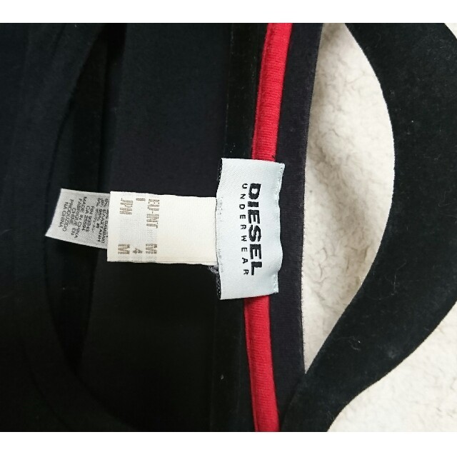 DIESEL(ディーゼル)のかなさん専用！メンズ☆ディーゼル黒ロンT メンズのトップス(Tシャツ/カットソー(七分/長袖))の商品写真