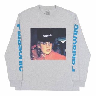 palace p.o.w. longsleeve grey marl M(Tシャツ/カットソー(七分/長袖))